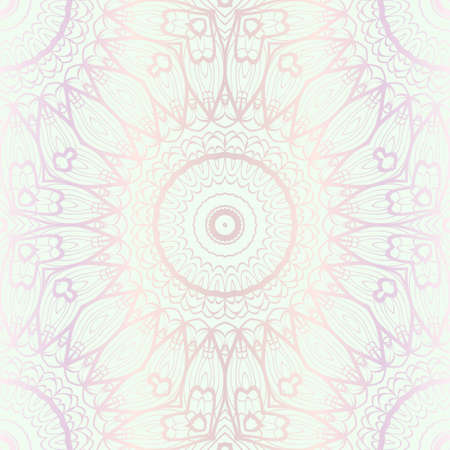 Design For Square Fashion Print. For Textile, fabric printa. Seamless Floral Pattern. Vector Illustrationのイラスト素材