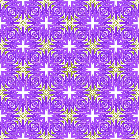 vector template with zigzag lines. Creative illustration. Design for your business, scrapbooking. Purple color.のイラスト素材