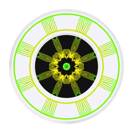 Hand Drawn Background With Mandala. Vector Decorative Elements. Arabic, Indian, Ottoman Motifs.のイラスト素材