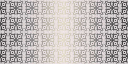 Vector Seamless Pattern With Abstract Geometric Style. Repeating Sample Figure And Line. For Fashion...