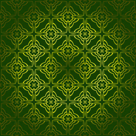 Vector Seamless Pattern With Abstract Geometric Style. Repeating Sample Figure And Line. Paper For Scrapbookのイラスト素材