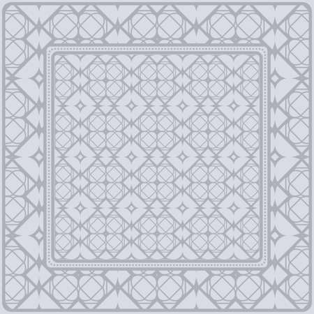Design Of A Geometric Pattern. Vector. Repeating Sample Figure And Line. For Fashion Interiors Design, Wallpaper, Textile Industry.のイラスト素材