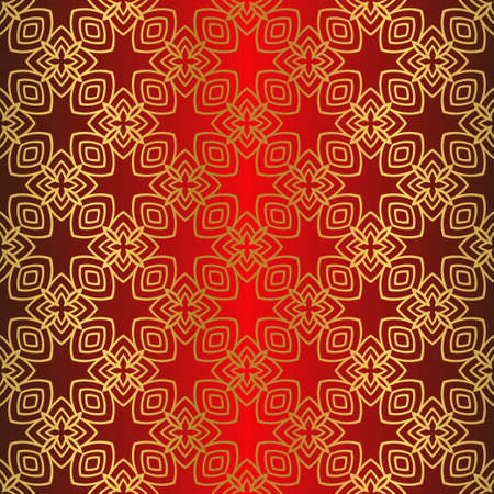 Vector Seamless Pattern With Abstract Geometric Style. Repeating Sample Figure And Line. Paper For Scrapbookのイラスト素材