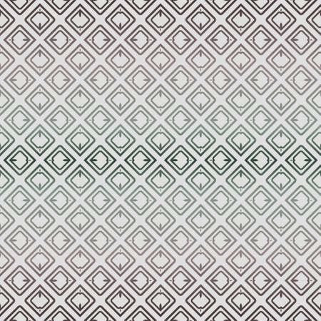 Abstract Vector Seamless Pattern With Abstract Geometric Style. Repeating Sample Figure And Line. Grey, green color.のイラスト素材