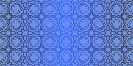 Seamless geometric pattern with decorative art-deco modern ornamnet. Vector illustration.のイラスト素材