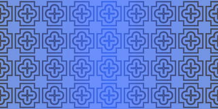 Seamless geometric pattern with decorative art-deco modern ornamnet. Vector illustration.のイラスト素材