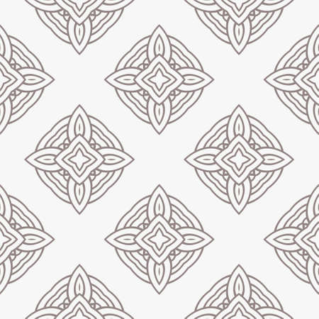 Geometric Pattern. Seamless Texture Grey Color Background. Vector illustration.のイラスト素材