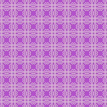 Seamless geometric pattern. Vector illustration. Purple white color.のイラスト素材