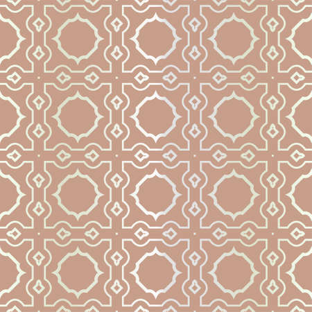 Seamless geometric pattern with modern ornamnet. Vector illustration.のイラスト素材