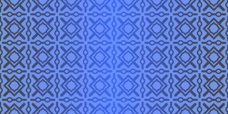 Seamless geometric pattern with decorative art-deco modern ornamnet. Vector illustration.のイラスト素材