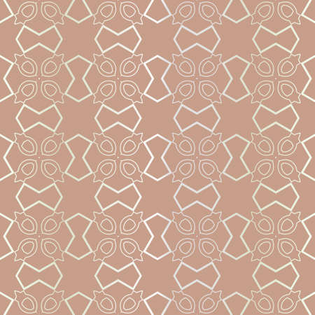 Seamless geometric pattern with modern ornamnet. Vector illustration.のイラスト素材
