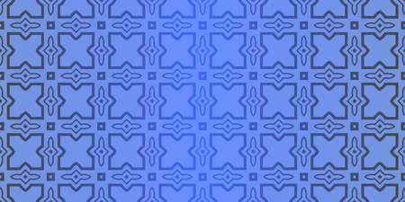 Seamless geometric pattern with decorative art-deco modern ornamnet. Vector illustration.のイラスト素材