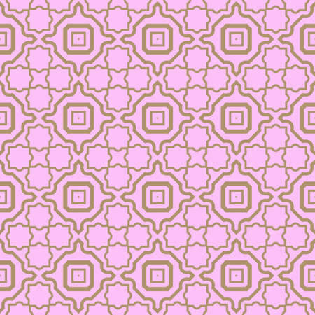 Seamless geometric pattern with modern decorative ornament. Vector illustration.のイラスト素材