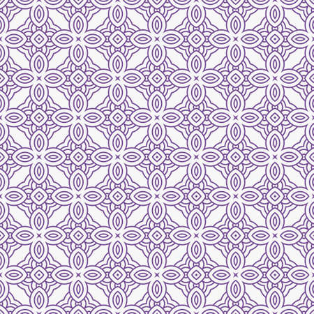 Art-deco seamless geometric pattern with retro ornament. Vector illustrationのイラスト素材