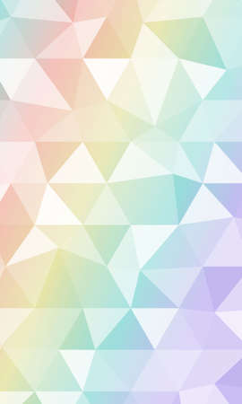 Beautiful polygonal background with gradient color. Vector illustrationのイラスト素材
