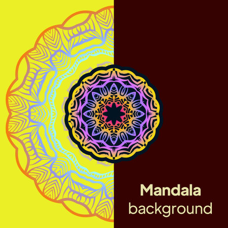 Flower historical mandala. Very printable decorative elements. Vector illustration for designのイラスト素材