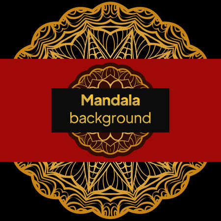 Decorative Mandala. Vector Illustration. Tribal Ethnic Ornament With Mandala. Anti-Stress Therapy Pattern. Indian, Moroccan, Mystic, Ottoman Motifs.のイラスト素材