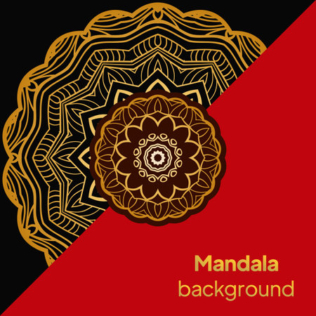 ornamental mandala design background. Oriental pattern, vector illustration. Islam, Arabic, Indian, moroccan, spain, turkish, pakistan, chinese, mystic, ottoman motifs.のイラスト素材