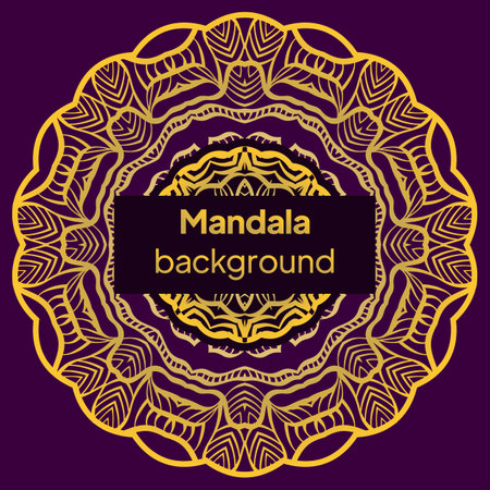 Sacred oriental mandala. color floral ornament. Abstract shapes in Asian style. Vector Illustration.のイラスト素材