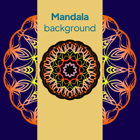 Flower historical mandala. Very printable decorative elements. Vector illustration for designのイラスト素材