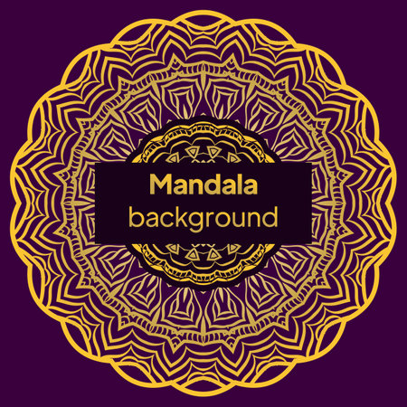 Ornamental round lace. Sacred oriental mandala. color floral ornament. Modern Decorative vector illustraation.のイラスト素材