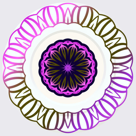 Flower historical mandala. Very printable decorative elements. Vector illustration for designのイラスト素材