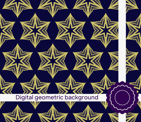 Abstract Vector seamless pattern with abstract geometric style. For Interior Design, Printing, Web And Textile Design.のイラスト素材