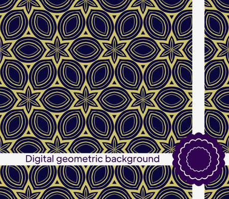 card with geometrical ornament. vector illustration.のイラスト素材