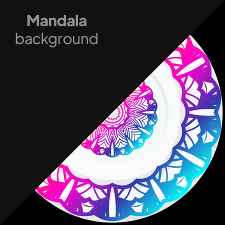 Flower historical mandala. Very printable decorative elements. Vector illustration for designのイラスト素材