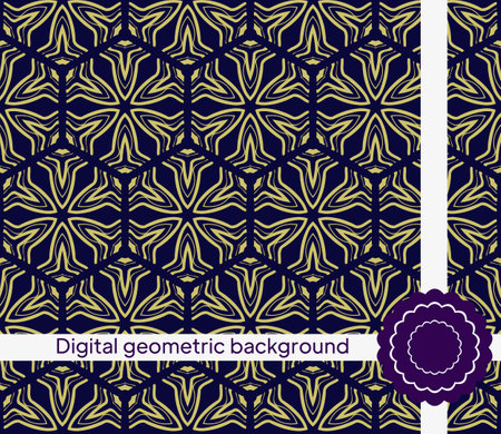 card with geometrical ornament. vector illustration.のイラスト素材