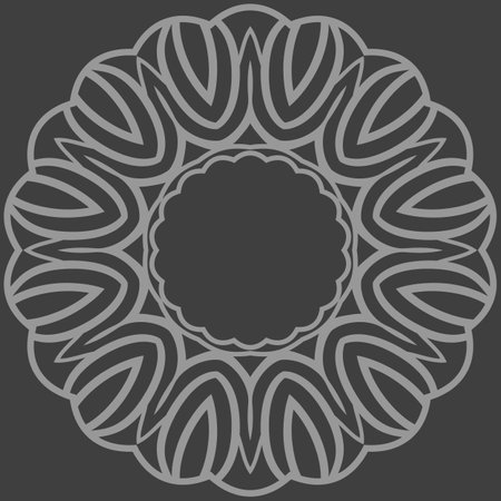 ornamental mandala design background. Oriental pattern, vector illustration. Islam, Arabic, Indian, moroccan, spain, turkish, pakistan, chinese, mystic, ottoman motifs.のイラスト素材