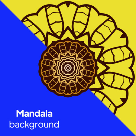 Indian floral mandala pattern. Vector. Can be used for textile, greeting card, coloring book, phone case printのイラスト素材