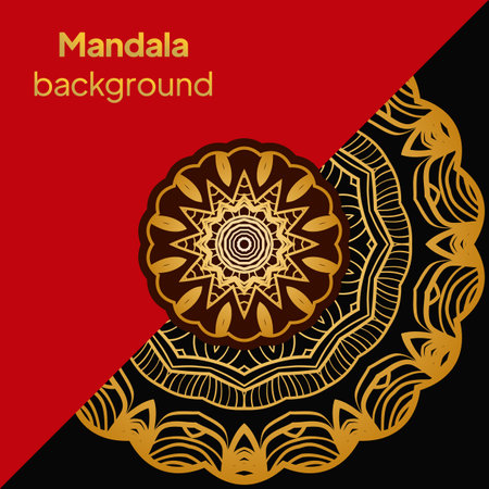 Flower historical mandala. Very printable decorative elements. Vector illustration for designのイラスト素材