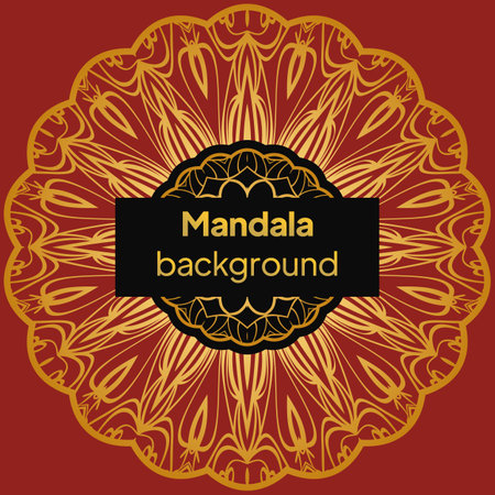 Pattern of mandala. illustration. Modern Decorative floral color mandala. Decorative Cicle ornament. Floral designのイラスト素材