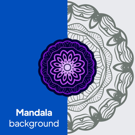 Decorative Mandala. Vector Illustration. Tribal Ethnic Ornament With Mandala. Anti-Stress Therapy Pattern. Indian, Moroccan, Mystic, Ottoman Motifs.のイラスト素材