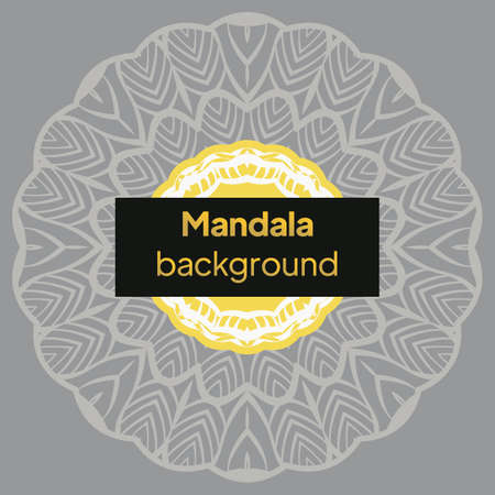 mandala image for relaxing. vector illustrationのイラスト素材