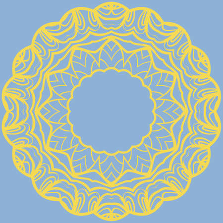 Floral mandala - the Sacred Vector illustrationのイラスト素材