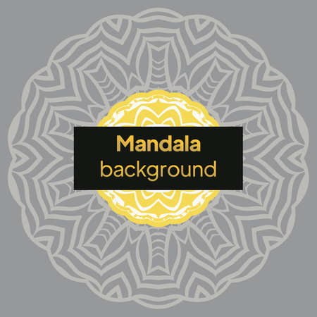 mandala image for relaxing. vector illustrationのイラスト素材