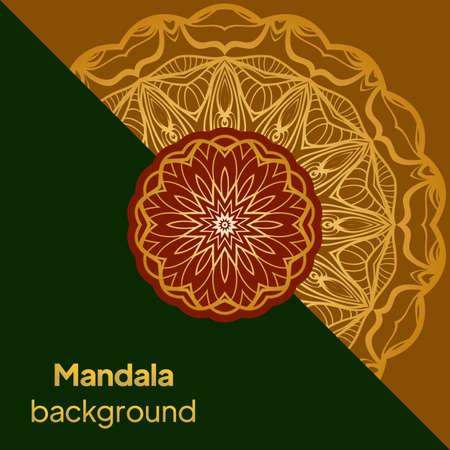 Business card. Vintage decorative elements. For yoga, relax. Vector illustrationのイラスト素材
