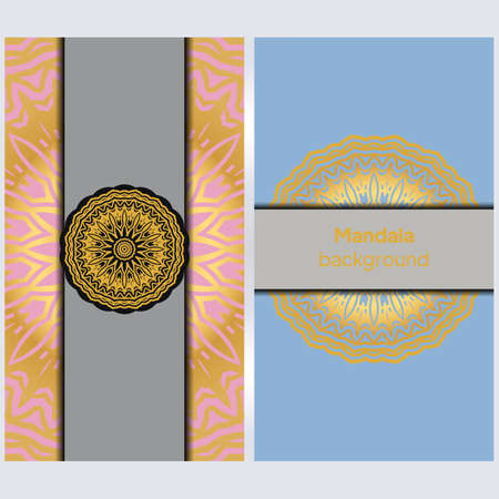 Invitation background With Beautiful ornament. Vector illustrationのイラスト素材