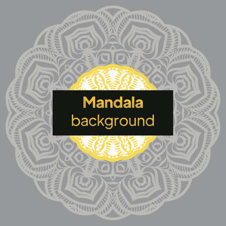 mandala image for relaxing. vector illustrationのイラスト素材