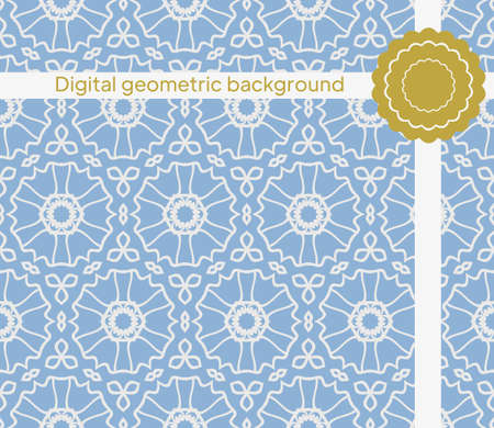 Seamless vector decorative pattern. Background for printing on paper, wallpaper, covers, textiles, fabrics, for decoration, scrapbookingのイラスト素材