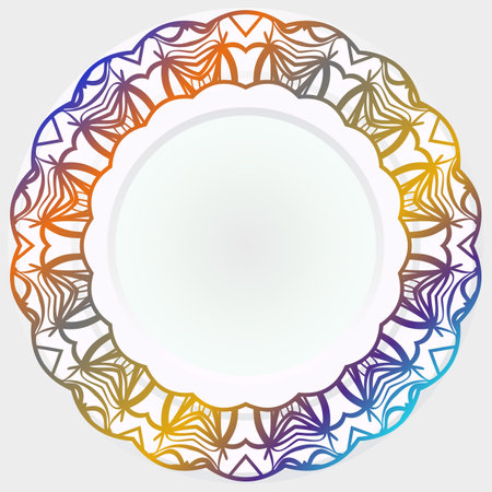 Mandala. India. Geometry. Ornament. Vector Decoration.のイラスト素材