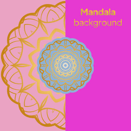mandala image for relaxing. vector illustrationのイラスト素材