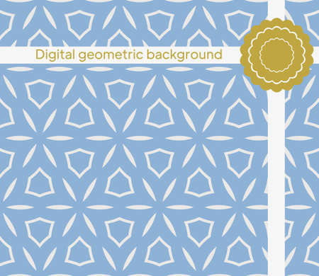 The geometric abstract pattern. Seamless vector background.のイラスト素材