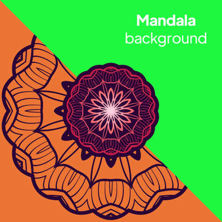mandala image for relaxing. vector illustrationのイラスト素材