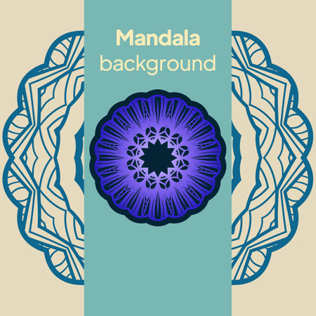 mandala image for relaxing. vector illustrationのイラスト素材