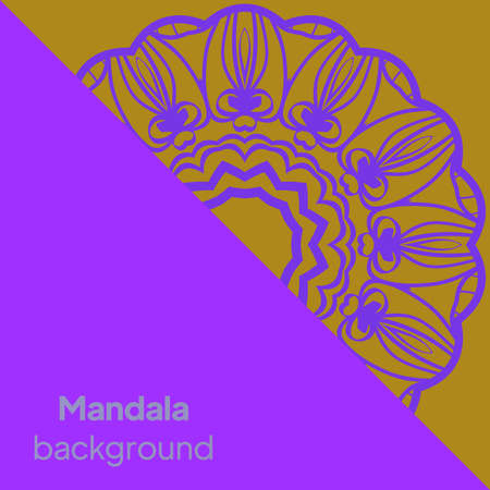 Mandala. India. Geometry. Ornament. Vector Decoration.のイラスト素材