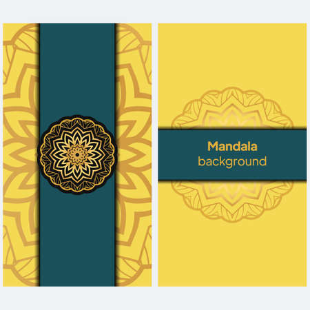 Invitation background With Beautiful ornament. Vector illustrationのイラスト素材