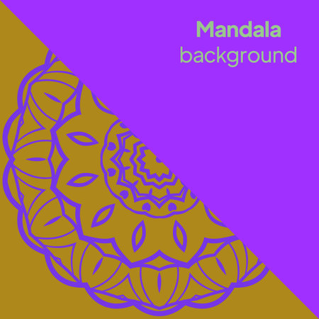 mandala image for relaxing. vector illustrationのイラスト素材